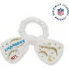 Lele Sadoughi La Chargers Bow Scrunchie In White