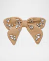 Lele Sadoughi Libby Candy Crystal Raffia Bow