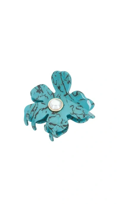 Lele Sadoughi Lily Claw Clip In Blue