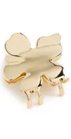 Lele Sadoughi Lily Claw Clip Gold In Gold