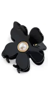 Lele Sadoughi Lily Claw Clip Jet One Size In Jet
