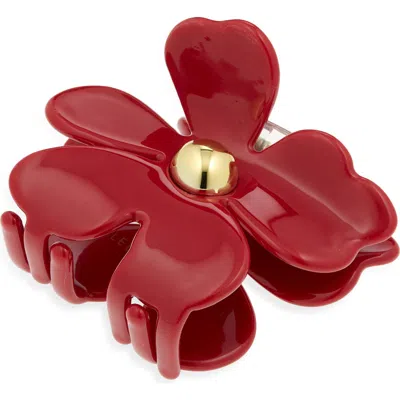 Lele Sadoughi Lily Claw Clip In Red