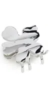 Lele Sadoughi Lily Claw Clip Silver In Silver