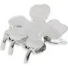 Lele Sadoughi Lily Polished Claw Clip In Silver
