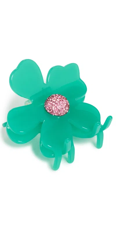 Lele Sadoughi Lily Claw Clip Turquoise Sea