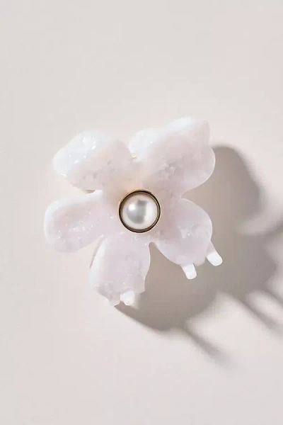 Lele Sadoughi Lily Hair Claw Clip In White