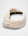 Lele Sadoughi Marlene Sequin Knotted Headband