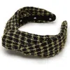 Lele Sadoughi Marlene Tweed Headband In Black