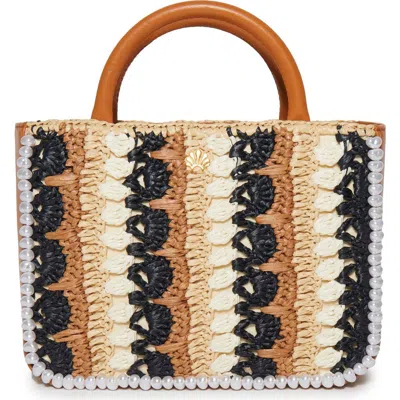 Lele Sadoughi Maya Raffia Mini Tote