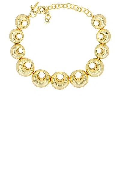 Lele Sadoughi Medallion Necklace In Gold