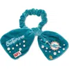 Lele Sadoughi Miami Dolphins Bow Scrunchie In Burgundy