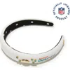 Lele Sadoughi Miami Dolphins Charlotte Headband In White