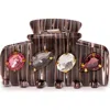 Lele Sadoughi Mini Crystal Hair Claw Clip In Brown