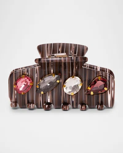 LELE SADOUGHI MINI CRYSTAL CLAW CLIP