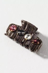 Lele Sadoughi Mini Crystal Hair Claw Clip In Brown