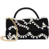 Lele Sadoughi Mini Tabitha Top Handle Bag In Black
