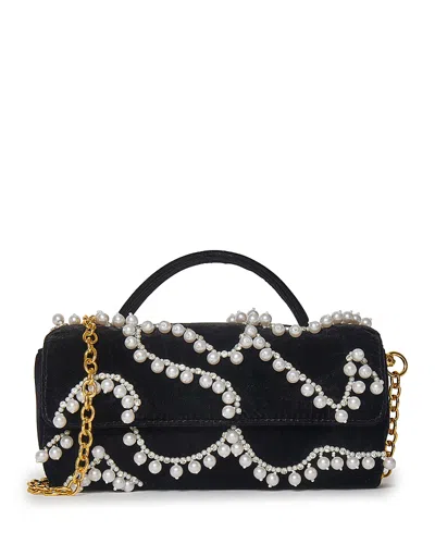 Lele Sadoughi Mini Tabitha Top Handle Bag In Black