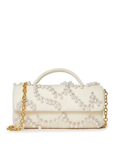 Lele Sadoughi Mini Tabitha Top Handle Bag In Ivory