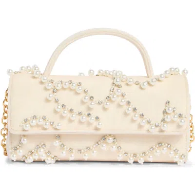 Lele Sadoughi Mini Tabitha Top Handle Bag In White