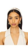 Lele Sadoughi Jessie Imitation Pearl Headband In Ivory