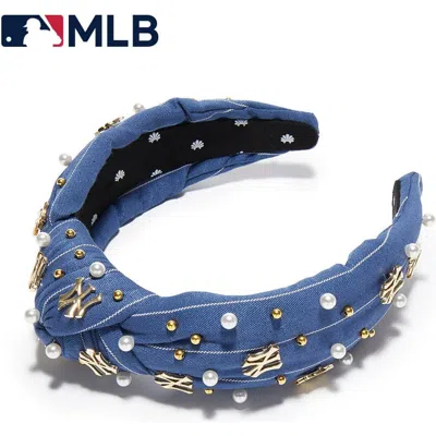 Lele Sadoughi Mlb Ny Yankees Embellished Headband