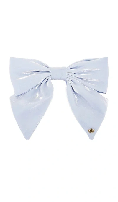 Lele Sadoughi Natalia Bow Barrette In Capri