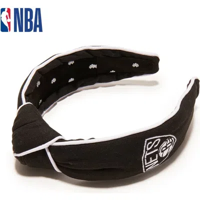 Lele Sadoughi Nba Brooklyn Nets Embroidered Headband