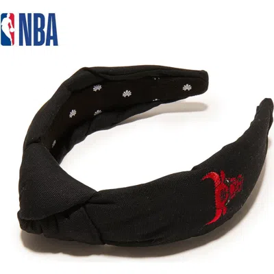 Lele Sadoughi Nba Chicago Bulls Embroidered Headband