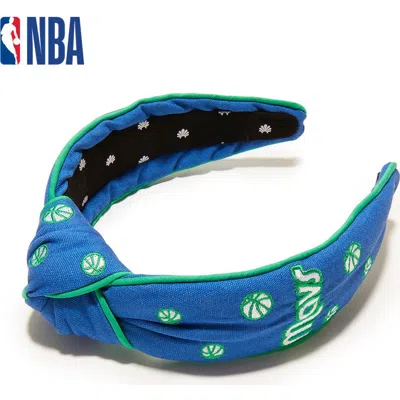 Lele Sadoughi Nba Dallas Mavericks Embroidered Headband