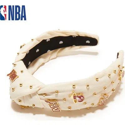 Lele Sadoughi Nba Miami Heat Embellished Headband