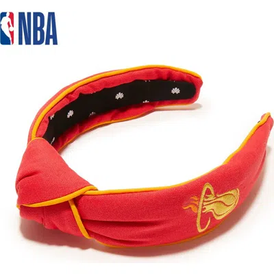 Lele Sadoughi Nba Miami Heat Embroidered Headband