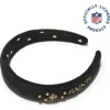 Lele Sadoughi New Orleans Saints Charlotte Headband In Black