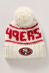 Lele Sadoughi Nfl Wool Beanie In White
