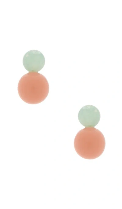 Lele Sadoughi Oasis Double Drop Earrings In Multi