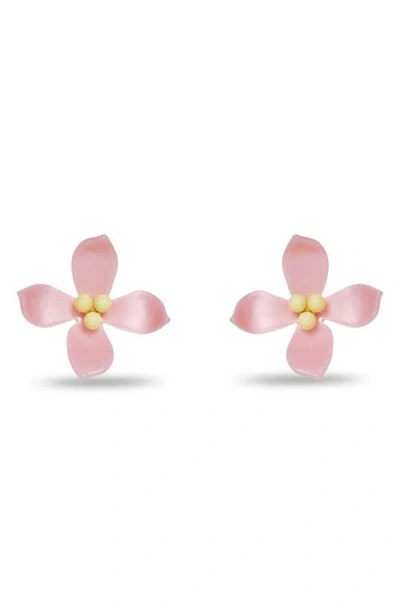 Lele Sadoughi Oleander Drop Earrings In Pink