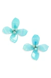 Lele Sadoughi Oleander Drop Earrings In Turquoise
