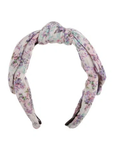 Pre-owned Lele Sadoughi Pattern Headband In Multi