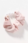 Lele Sadoughi Pearl Satin Scrunchie In Pink
