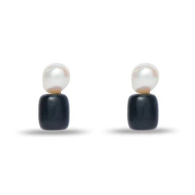 Lele Sadoughi Pebble Stud Earrings In Blue