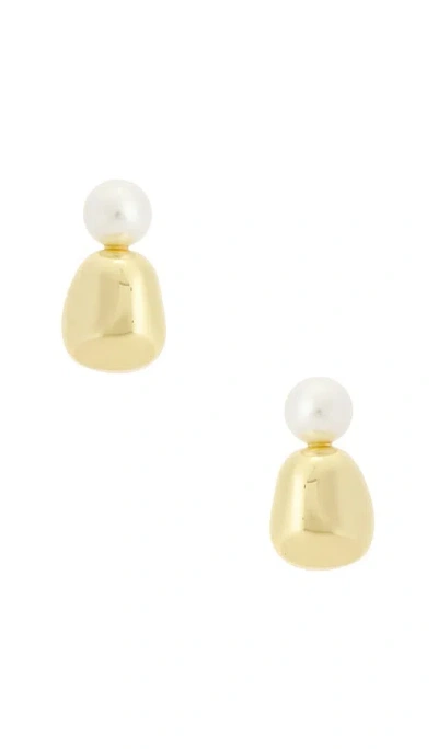 Lele Sadoughi Pebble Stud Earrings In Gold