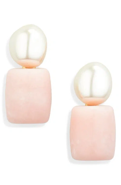 Lele Sadoughi Pebble Stud Earrings In Pink