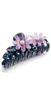 Lele Sadoughi Petunia Claw Clip Pastel Mosaic In Pastel Mosaic