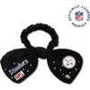 Lele Sadoughi Pittsburgh Steelers Bow Scrunchie In Black