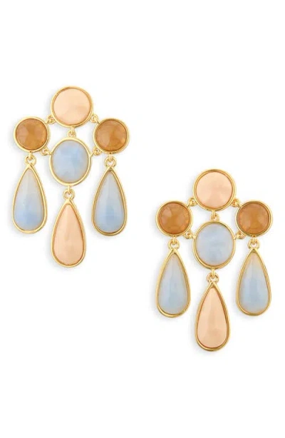 Lele Sadoughi Reflection Chandelier Drop Earrings In Twilight