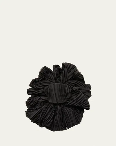 Lele Sadoughi Rita Ribbon Claw Clip In Black