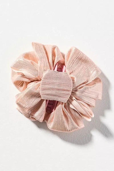 Lele Sadoughi Rita Ribbon Hair Claw Clip In Pink