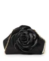 Lele Sadoughi Rosie Satin Clutch In Black