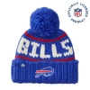 Lele Sadoughi Royal Blue Bills Nfl Beanie With Yarn Pom Pom In Blue