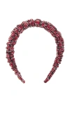 Lele Sadoughi Sequin Kelly Headband In Red