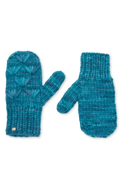 Lele Sadoughi Ski Town Motley Mittens In Blue